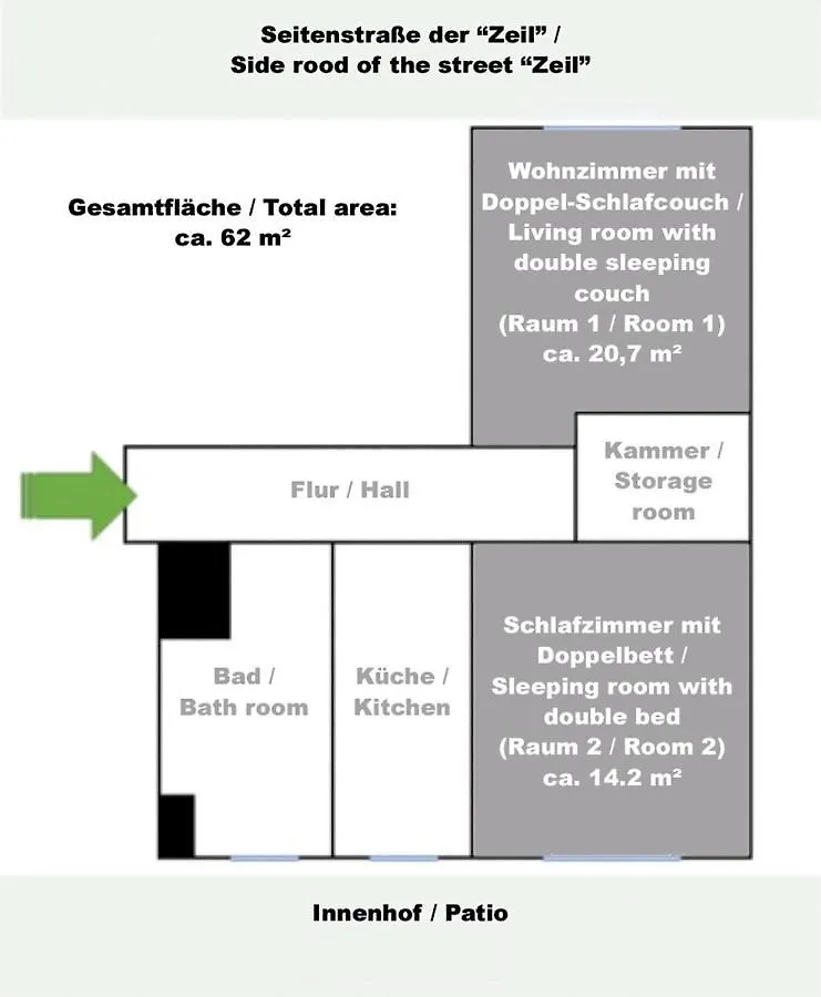 Apartment Im Zentrum Frankfurt am Main